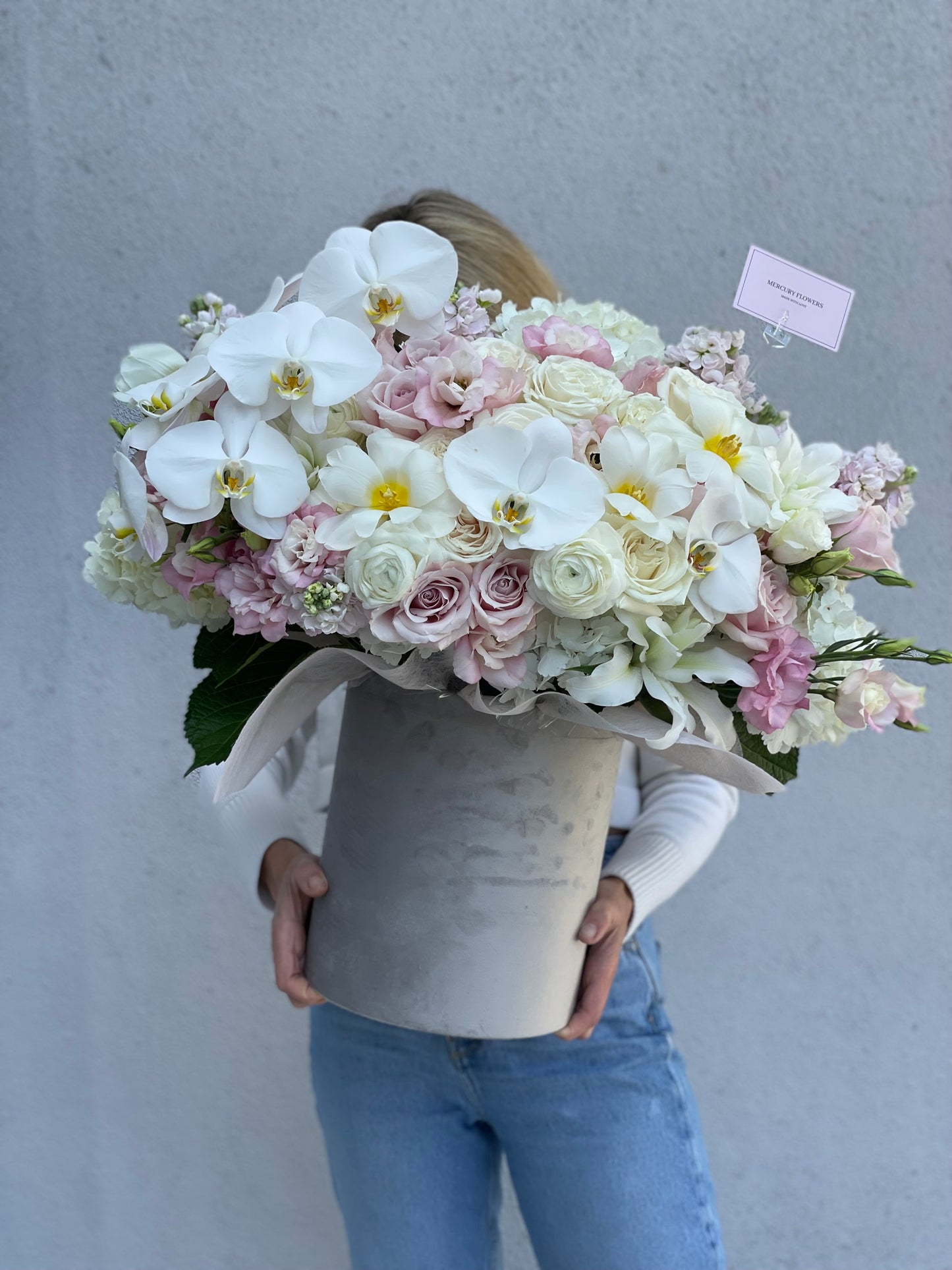 Orchids with flower arrangement (Editor's Choice) by MF