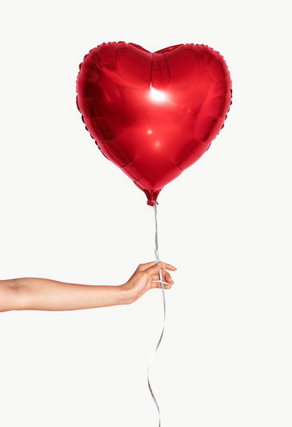 Red heart ballon